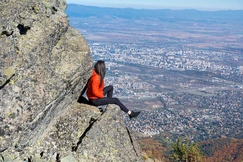 Blick vom Witoscha-Gebirge