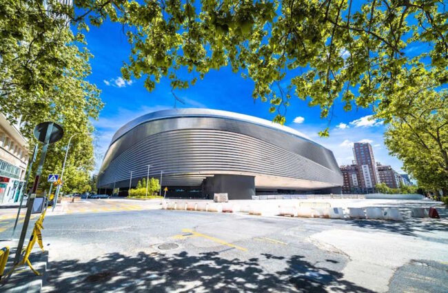 Santiago Bernabéu Stadion in Madrid