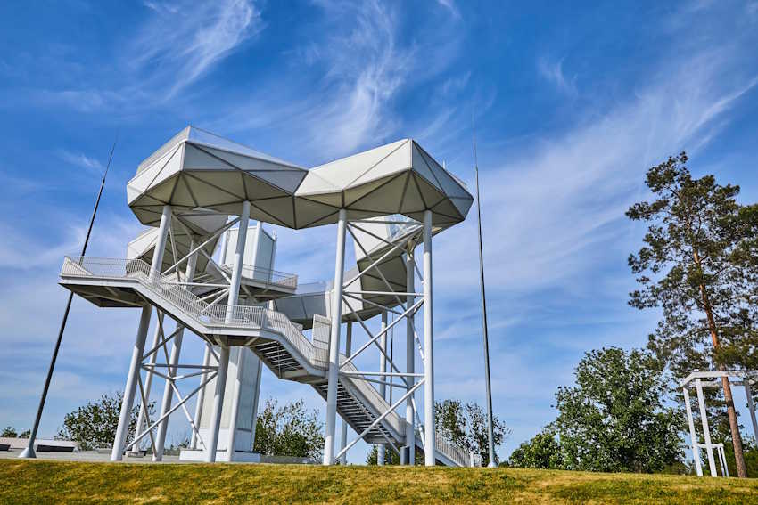 Aussichtsturm Wolkenhain auf dem Kienberg Berlin