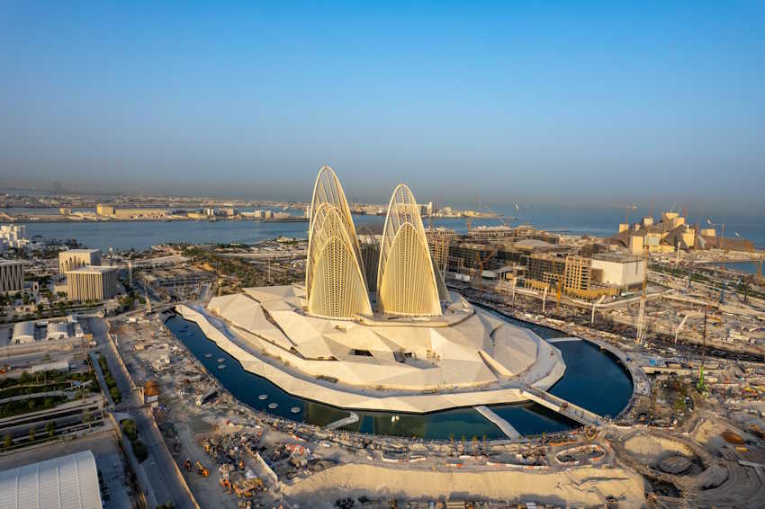 Luftaufnahme Zayed National Museum