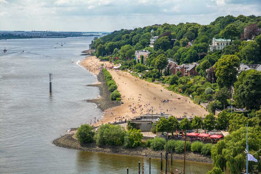 Elbstrand in Hamburg-Övelgönne